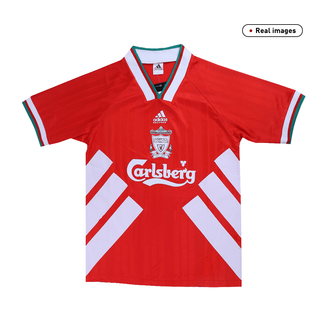 1993-1995 Liverpool Home Soccer Jersey Football Shirt 