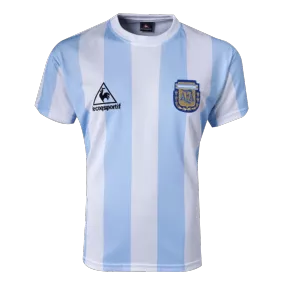 Retro 1986 Argentina Home Soccer Jersey - soccerdeal