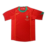 Retro 2004 Portugal Home Soccer Jersey - soccerdeal