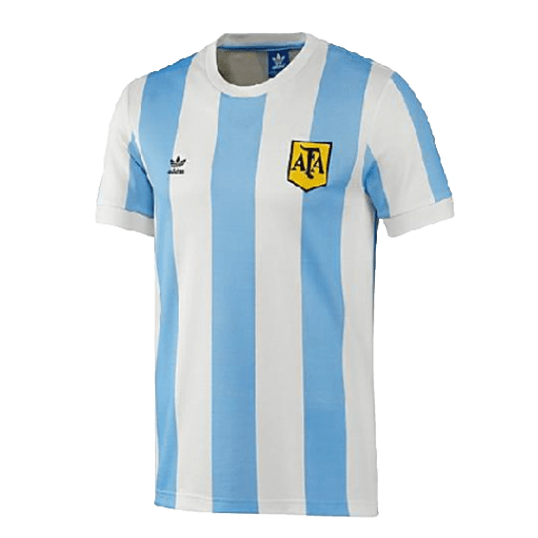 Retro 1978 Argentina Home Soccer Jersey - soccerdeal