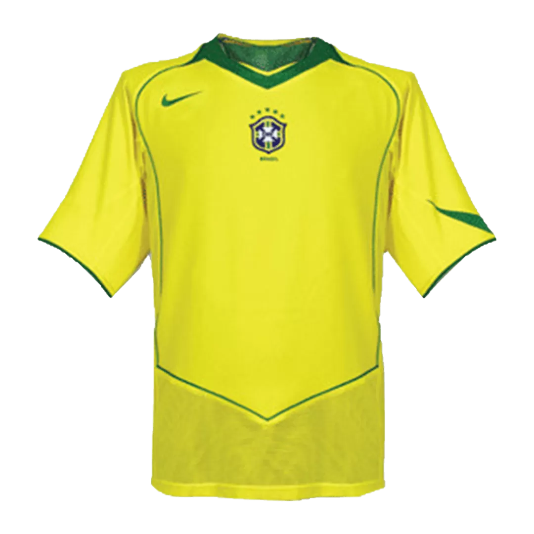 Brazil: A Brazil home football shirt, replica, 2004, short-sleeved