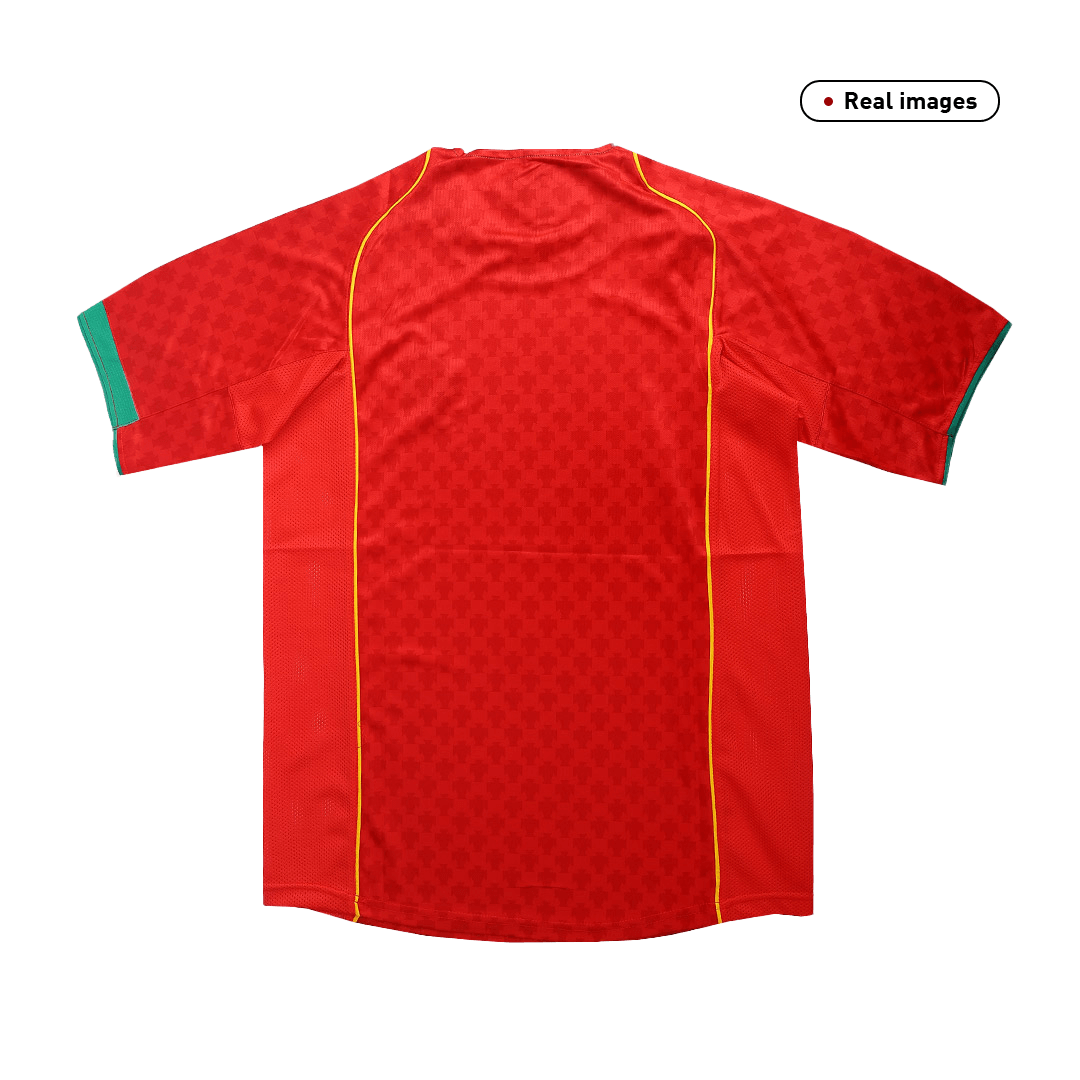 Retro 2004 Portugal Home Soccer Jersey - soccerdeal