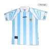 Retro 1996 Argentina Home Soccer Jersey - Soccerdeal