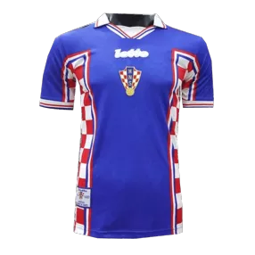 Retro 1998 Croatia Away Soccer Jersey - soccerdeal