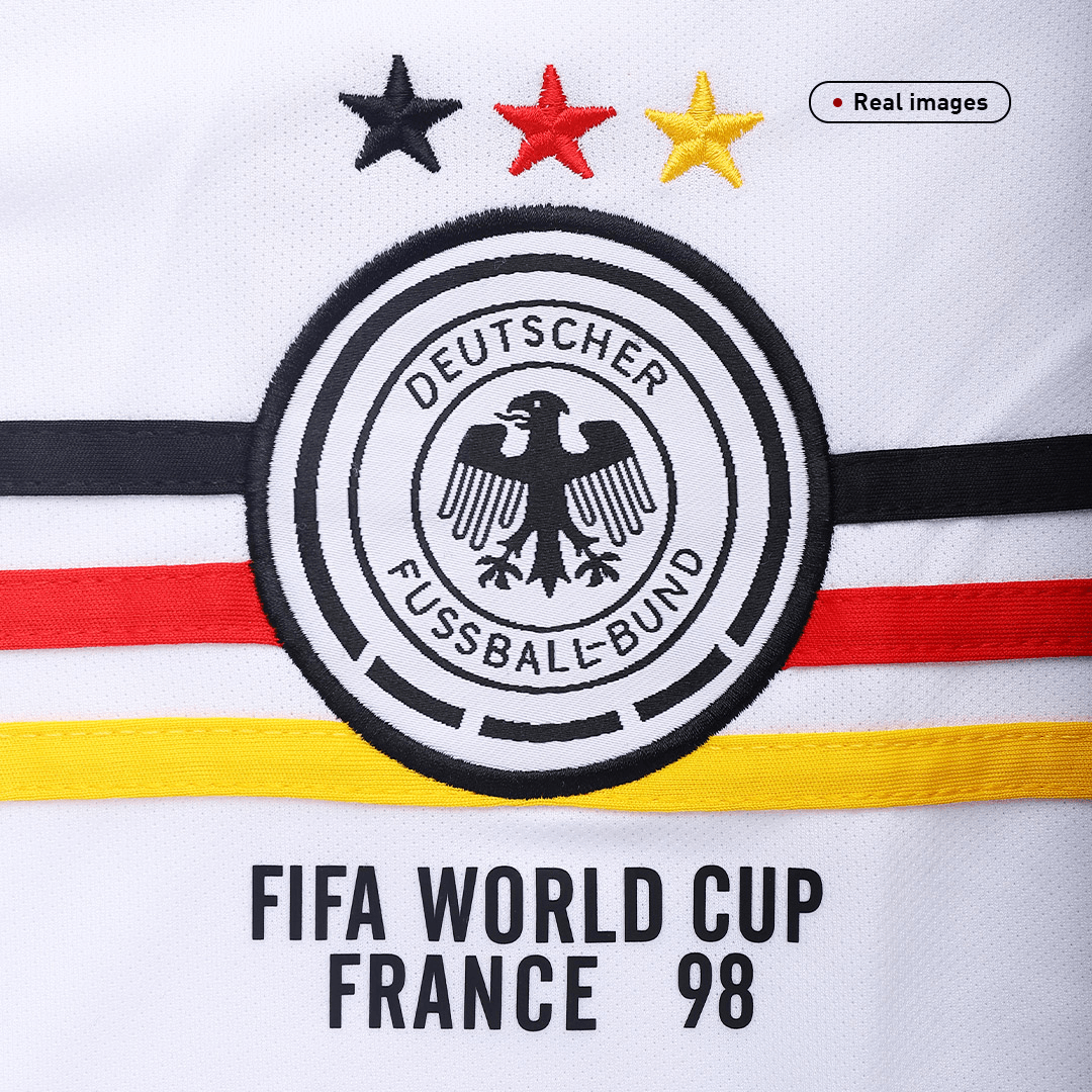 Retro 1998 Germany Home Soccer Jersey - soccerdeal