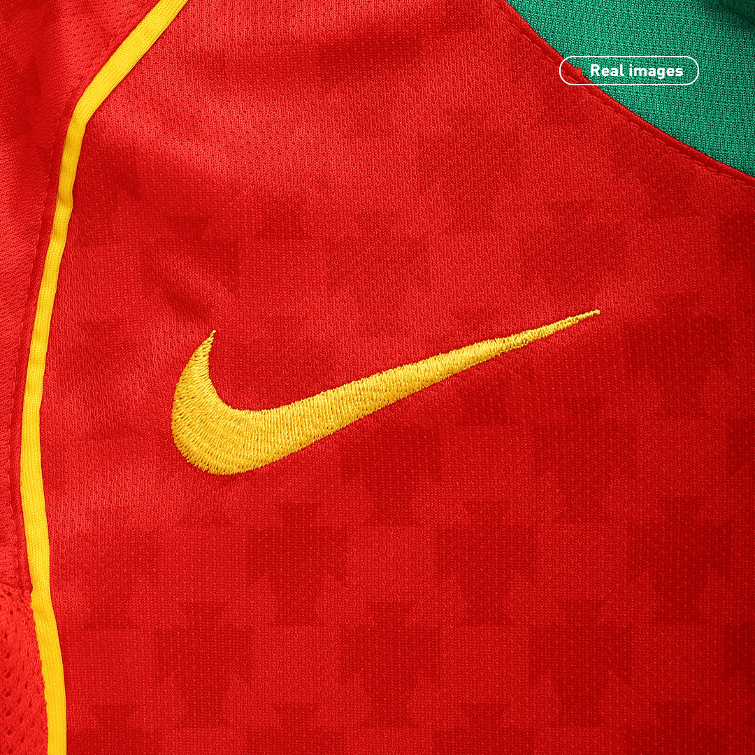 Retro 2004 Portugal Home Soccer Jersey - soccerdeal