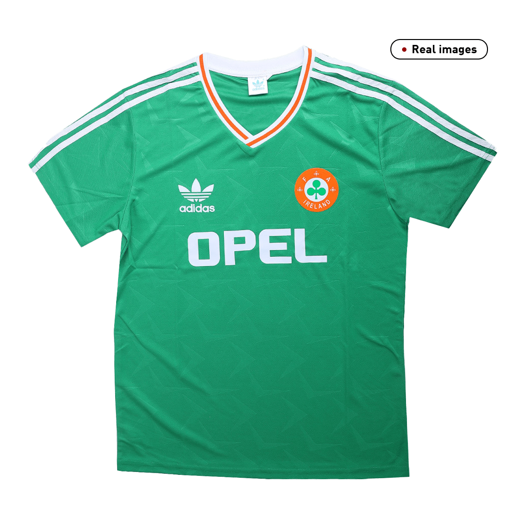 Retro 1990 Ireland Home Soccer Jersey - soccerdeal