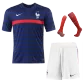 Nike France Home Soccer Jersey Kit(Jersey+Shorts+Socks) 2020 - soccerdealshop