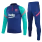 Nike Barcelona Zipper Sweatshirt Kit(Top+Pants) 2021/22 - Blue&Green - soccerdealshop