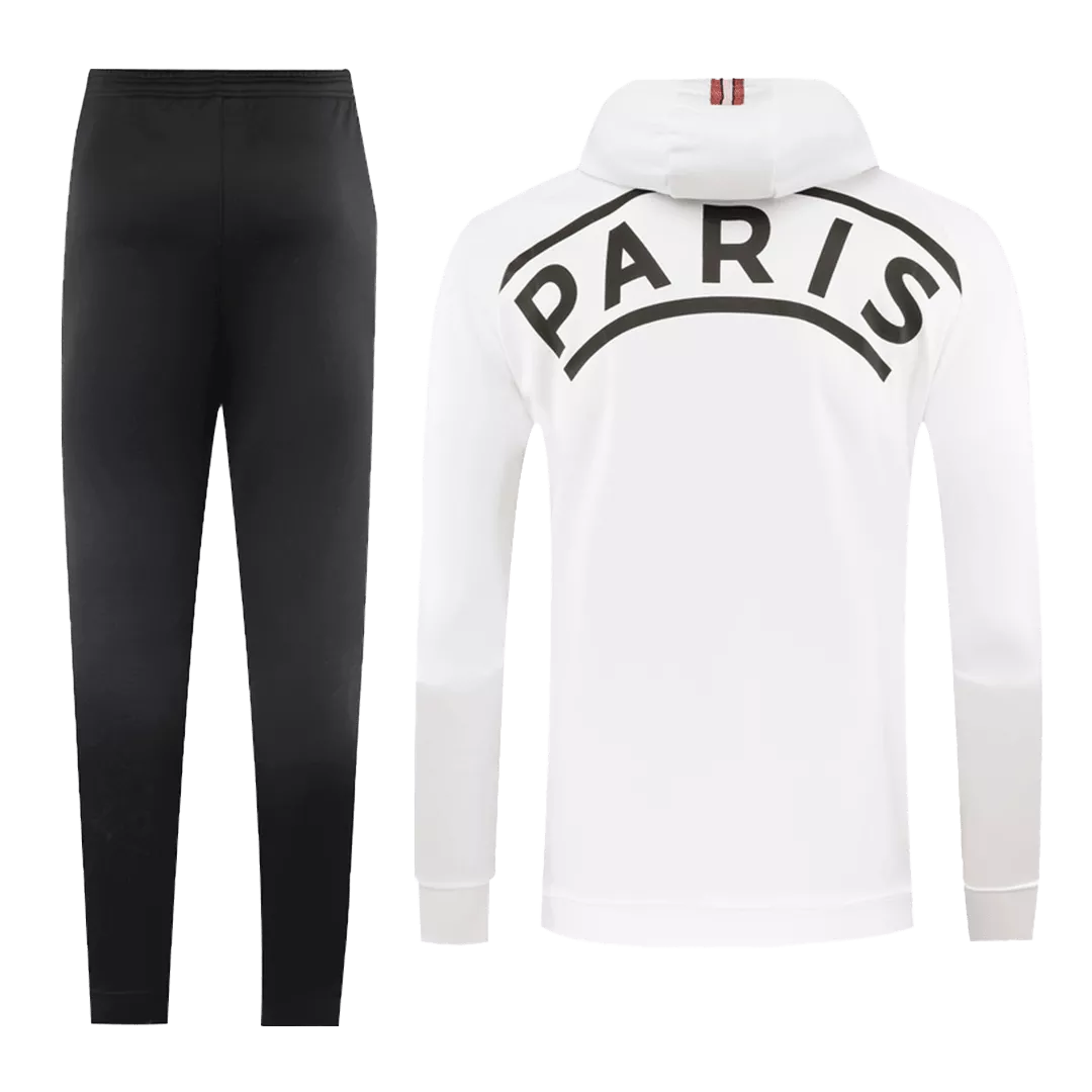 Jordan PSG Hoodie Training Kit(Jacket+Pants) 2020/21 - White - soccerdealshop