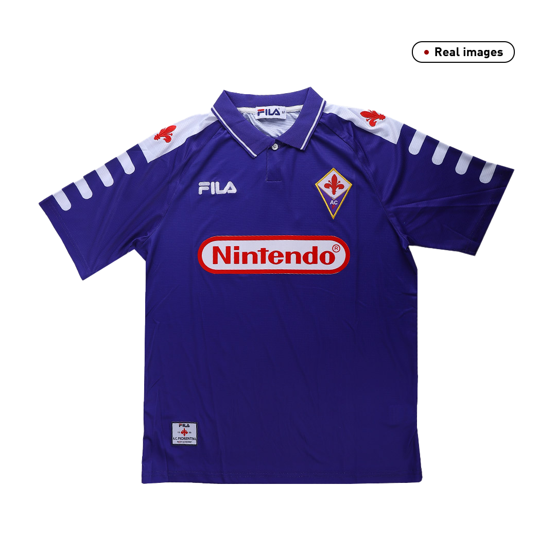 Retro 1998/99 Fiorentina Home Soccer Jersey - Soccerdeal