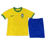 Kid's Nike Brazil Home Soccer Jersey Kit(Jersey+Shorts) 2021