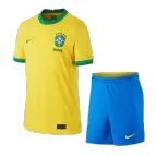 Nike Brazil Home Soccer Jersey Kit(Jersey+Shorts) 2021 - soccerdealshop