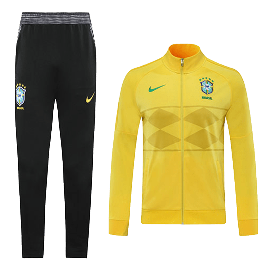 Nike Brazil Training Jacket Kit（Jacket+Pants) 2021 Yellow