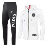 Jordan PSG Hoodie Training Kit(Jacket+Pants) 2020/21 - White - soccerdealshop