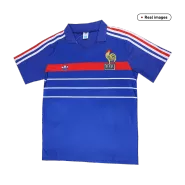 Retro 1984 France Home Soccer Jersey - soccerdealshop