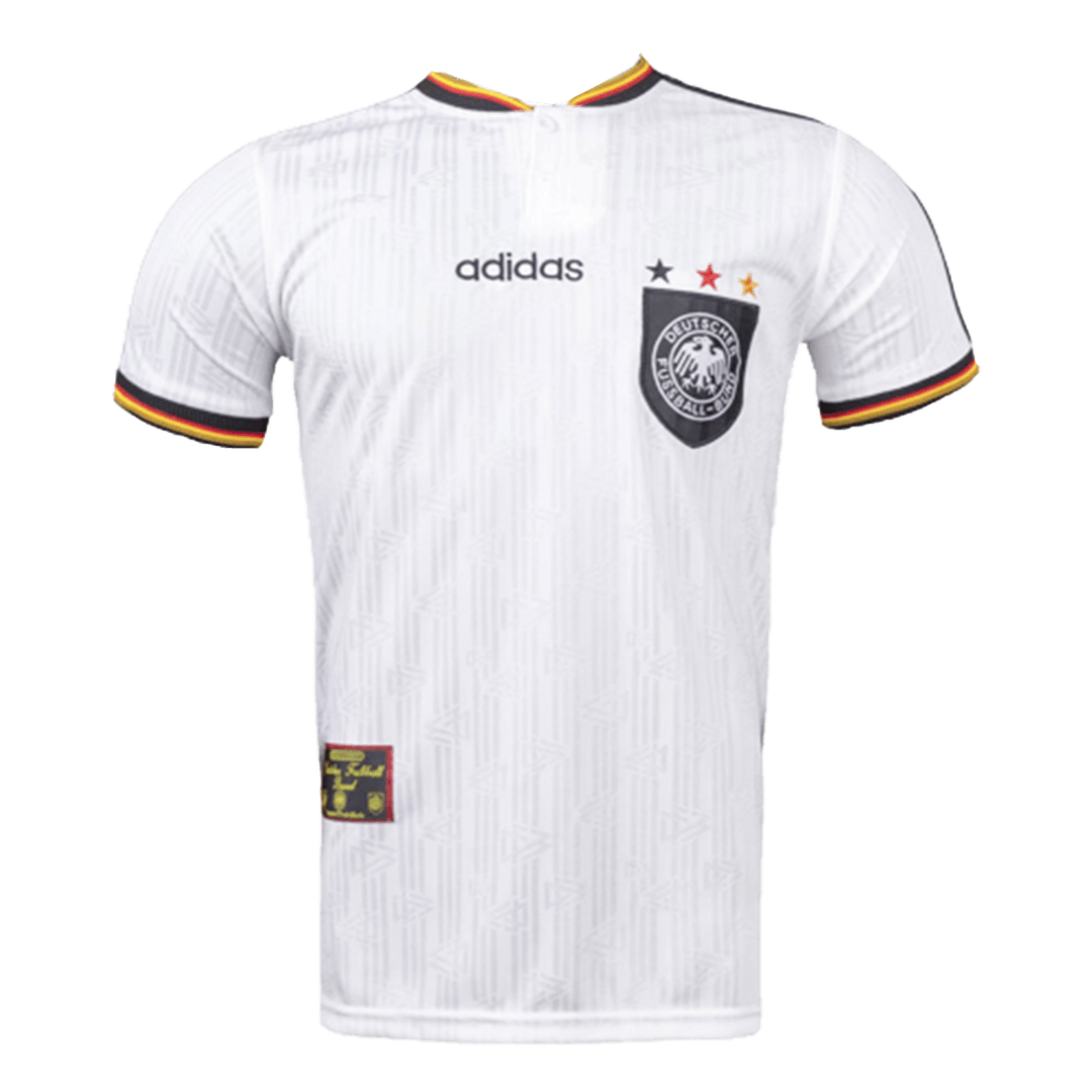 Retro 1996 Germany Home Soccer Jersey - soccerdeal