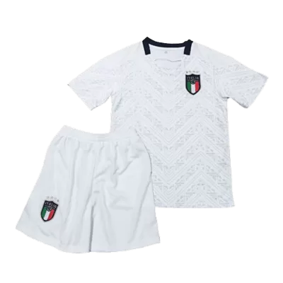 Kid's Italy Away Soccer Jersey Kit(Jersey+Shorts) 2020 - Soccerdeal