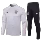 Adidas Germany Zipper Sweatshirt Kit(Top+Pants) 2020 - Gray - soccerdealshop