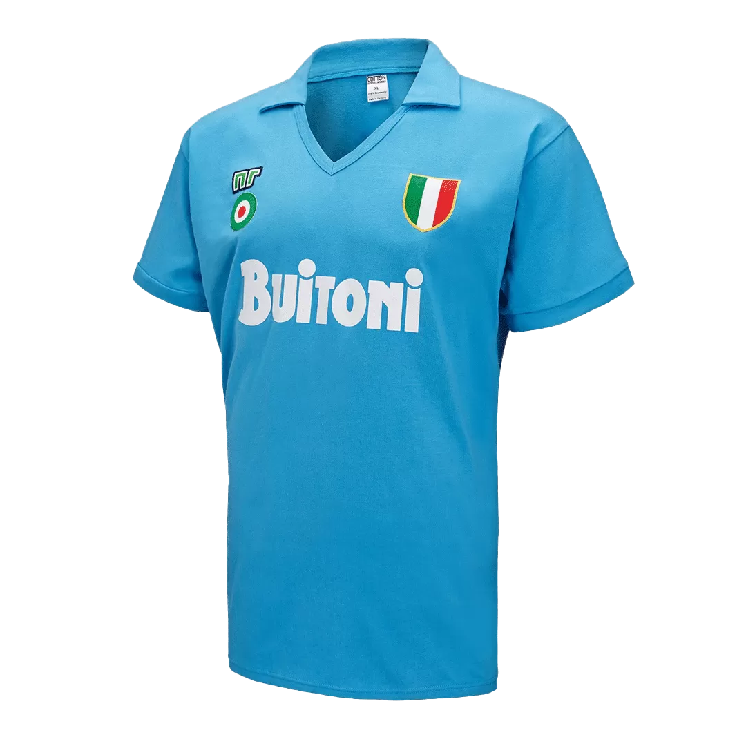 Retro 1987/88 Napoli Home Soccer Jersey