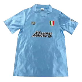 Retro 1990/91 Napoli Home Soccer Jersey - soccerdeal