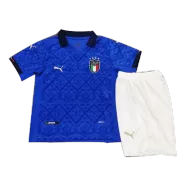 Kid's Puma Italy Home Soccer Jersey Kit(Jersey+Shorts) 2020 - soccerdealshop
