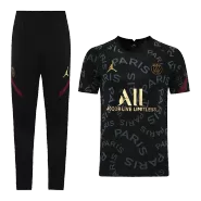 Jordan PSG Training Kit (Jersey+Pants) 2021/22 - Black - soccerdealshop