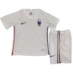 Kid's Nike France Away Soccer Jersey Kit(Jersey+Shorts) 2020 - soccerdealshop