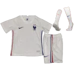 Kid's Nike France Away Soccer Jersey Kit(Jersey+Shorts+Socks) 2020 - soccerdealshop
