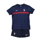 Kid's France Home Soccer Jersey Kit(Jersey+Shorts+Socks) - soccerdeal