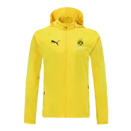 Puma Borussia Dortmund Windbreaker Hoodie Jacket 2021/22 - soccerdealshop