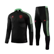 Kid's Adidas Manchester United Zipper Sweatshirt 2021/22 - soccerdealshop