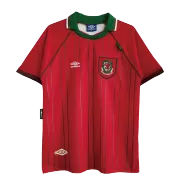 Retro 94/96 Wales Home Soccer Jersey - soccerdeal