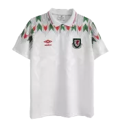 Retro 1990/92 Wales Away Soccer Jersey - soccerdeal