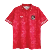 Retro 1990/92 Wales Home Soccer Jersey - soccerdeal