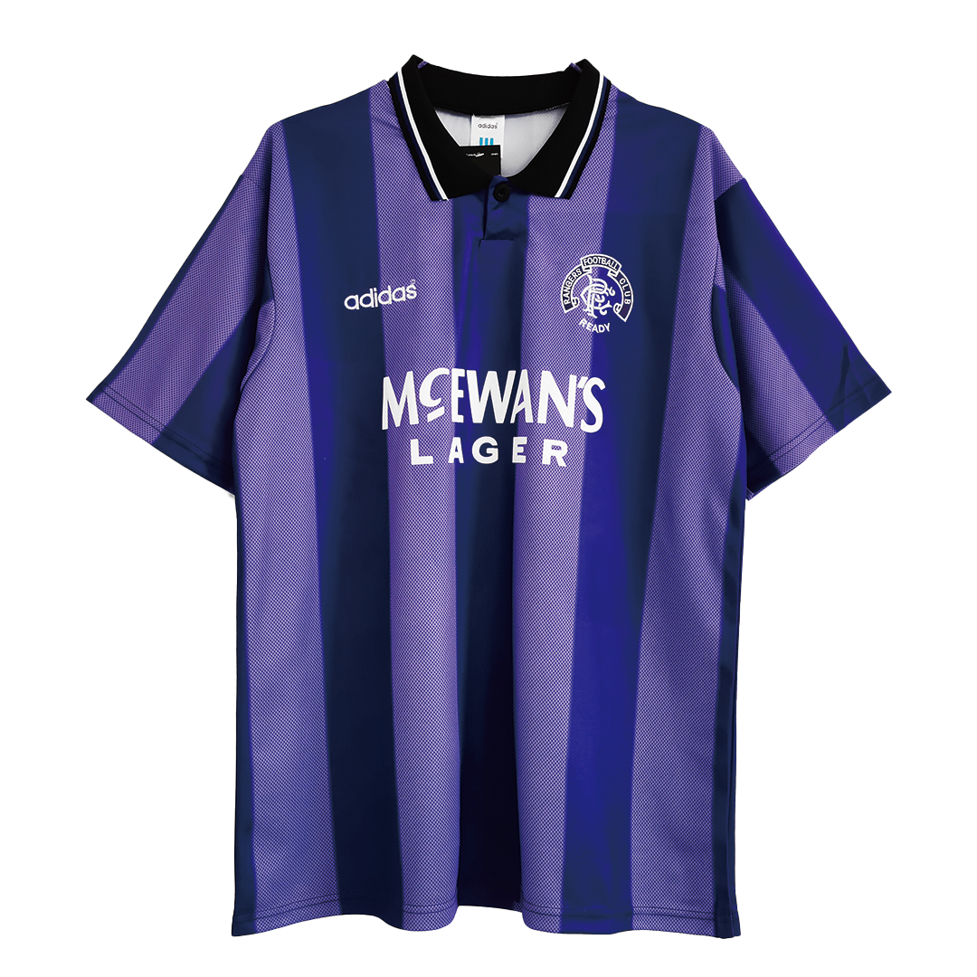 Retro 1994/95 Glasgow Rangers Away Soccer Jersey - soccerdeal