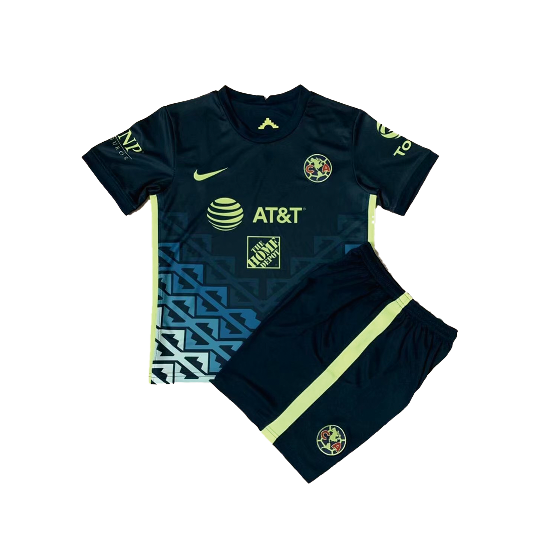 Kid's Club America Away Soccer Jersey Kit(Jersey+Shorts) 2021/22 - soccerdeal