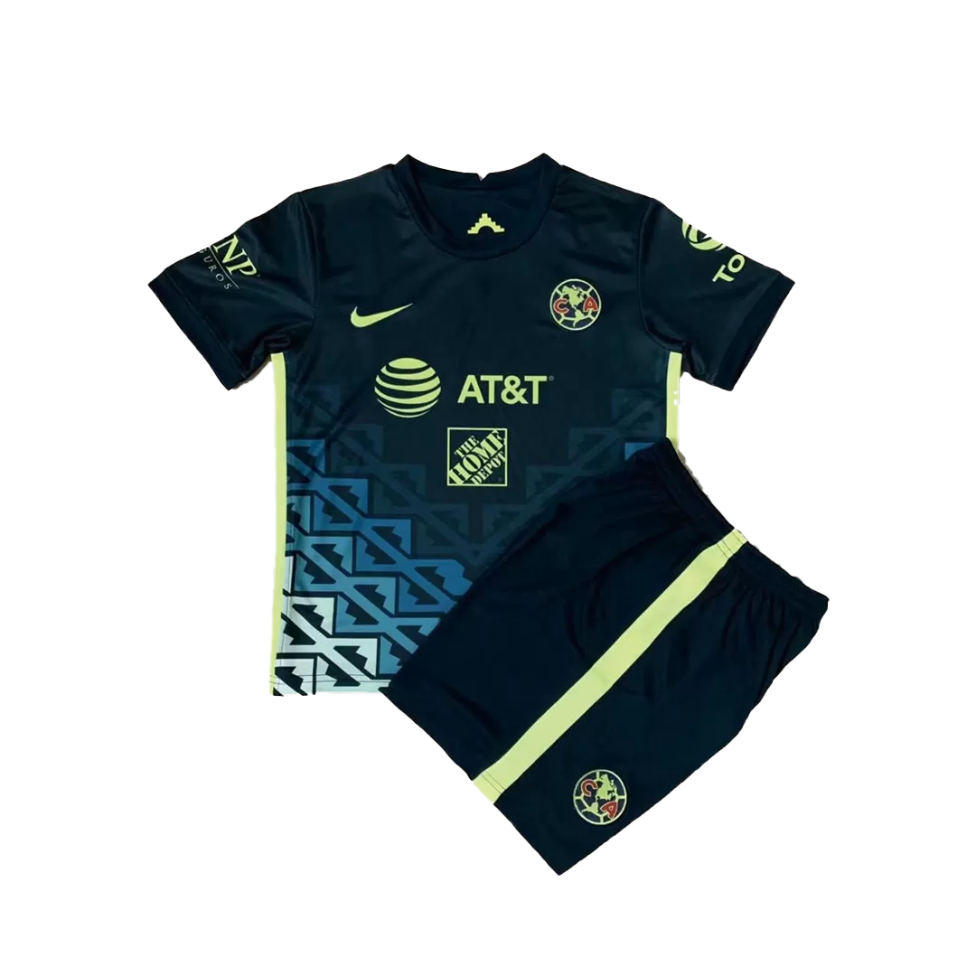 Kid's Nike Club America Away Soccer Jersey Kit(Jersey+Shorts) 2021/22