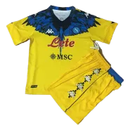 Kid's Kappa Napoli Soccer Jersey Kit(Jersey+Shorts) 2021 - soccerdealshop