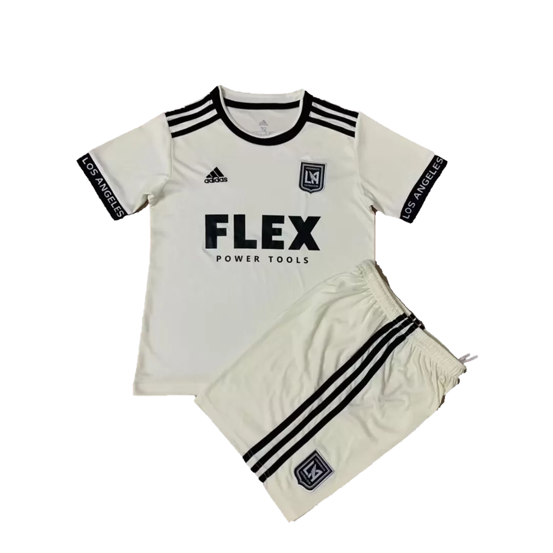 Kid's Adidas Los Angeles FC Away Soccer Jersey Kit(Jersey+Shorts) 2021