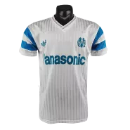 Retro 1990 Marseille Home Soccer Jersey - soccerdeal