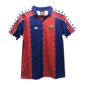 Retro 92/95 Barcelona Home Soccer Jersey - soccerdealshop