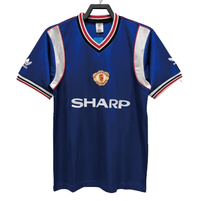 Retro 1985 Manchester United Away Soccer Jersey - Soccerdeal