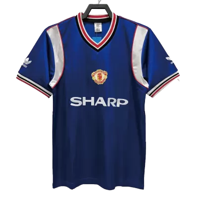 Retro 1985 Manchester United Away Soccer Jersey - Soccerdeal