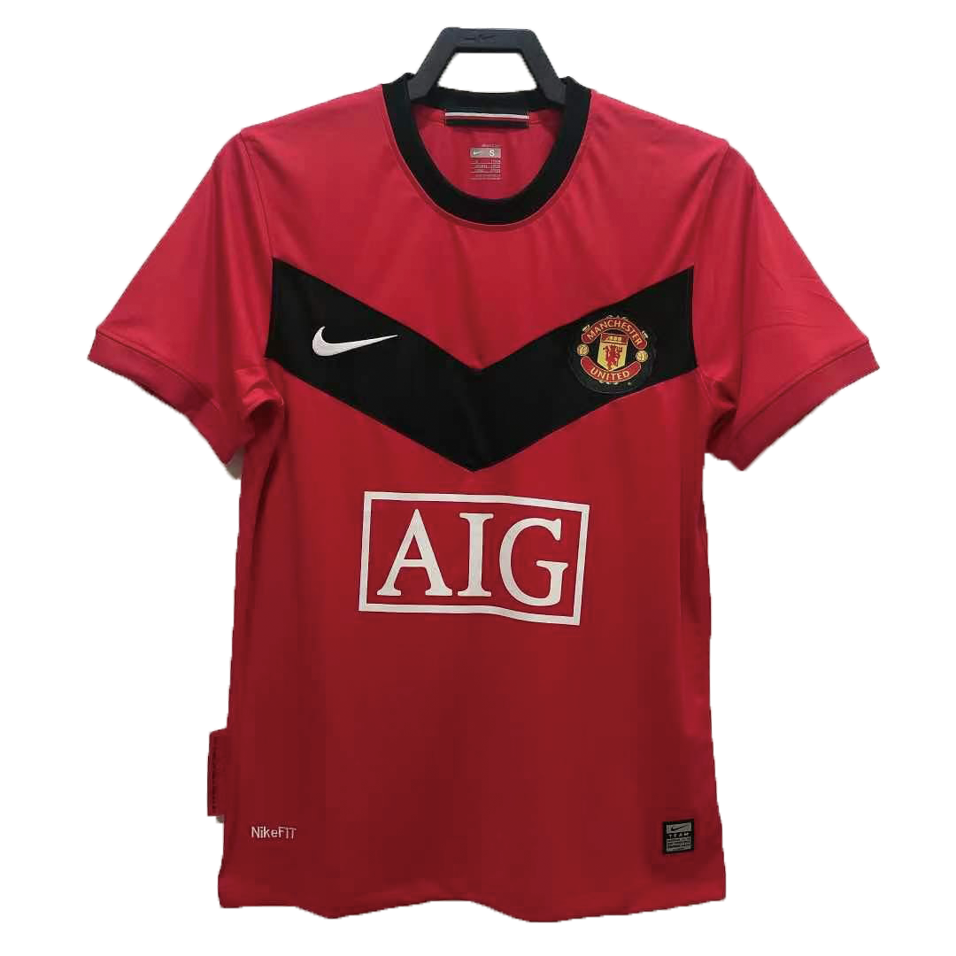 Retro 2010 Manchester United Home Soccer Jersey - soccerdeal