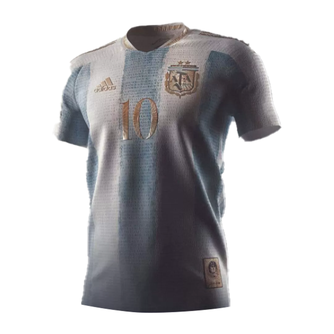 Replica Adidas Maradona #10 Argentina Home Soccer Jersey 2021