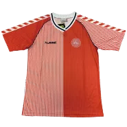 Retro 1986 Denmark Home Soccer Jersey - soccerdealshop