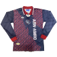 Retro 1995/96 Ajax Away Long Sleeve Soccer Jersey