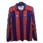 Retro 1996/97 Barcelona Home Long Sleeve Soccer Jersey - soccerdeal