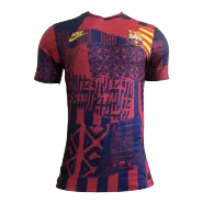 Authentic Nike Barcelona Pre-Match Soccer Jersey 2021/22 - 04 - soccerdealshop